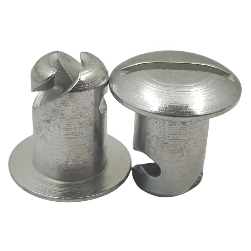 Sostituzione/riparazione Scopo Acciaio d'argento Quarter Turn Dzus Doppolo Testa bottoni per Sprint Maximo 7/16 &quot;x.600&quot; Universal Fitment